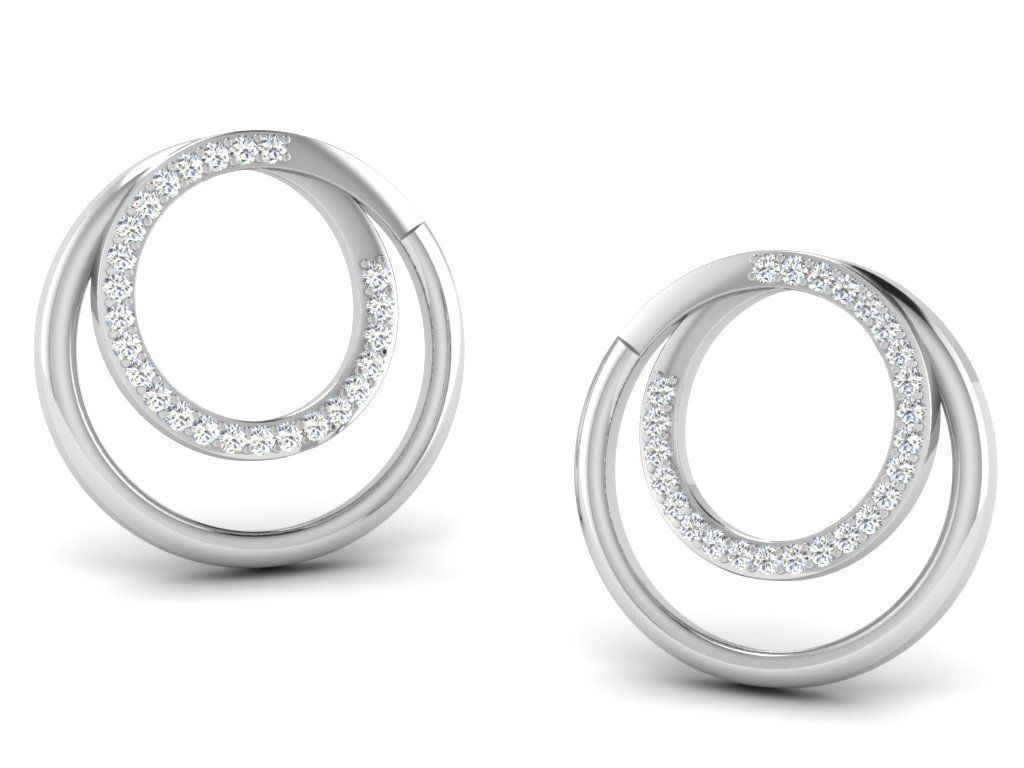  Earring  bulk  50 3dm files ready to print part 02 3D print model_36