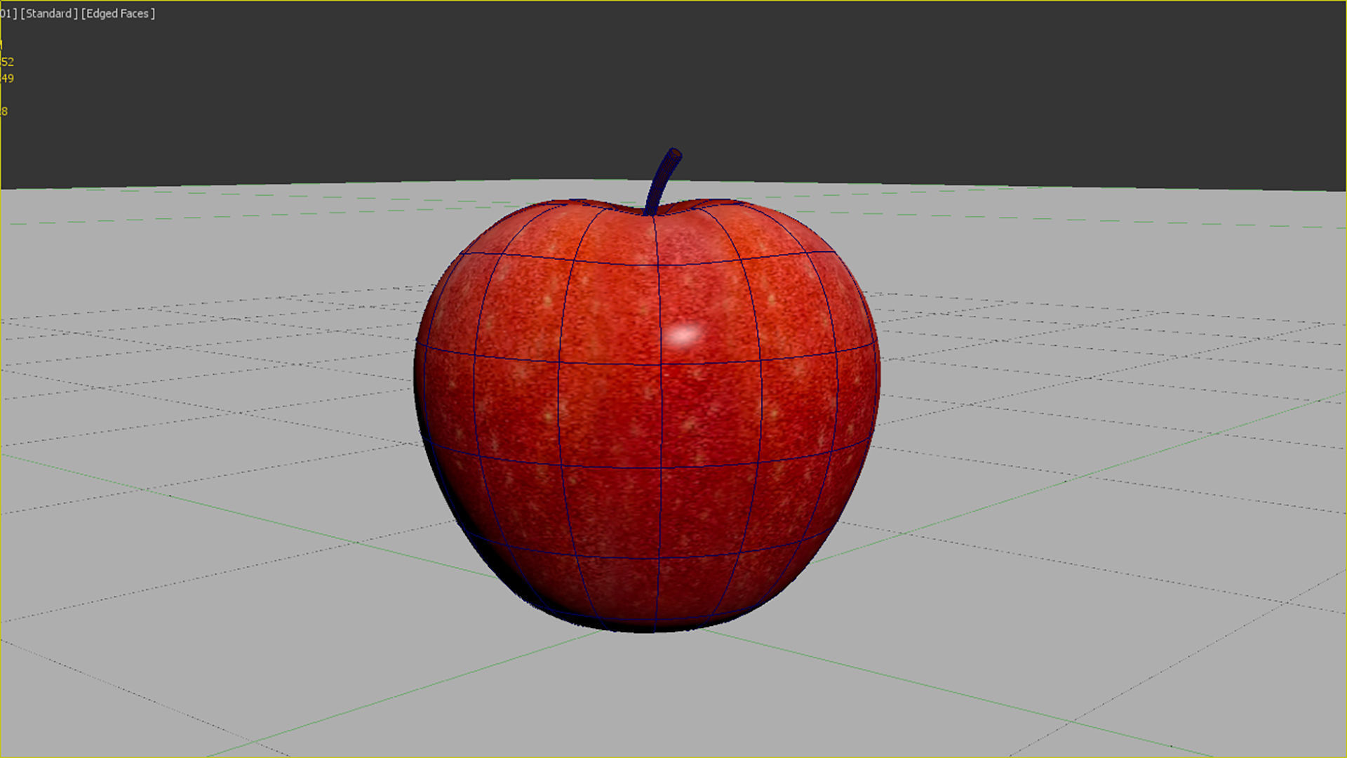 Apple Red Delicious Fruit 3D Model 3D model_6