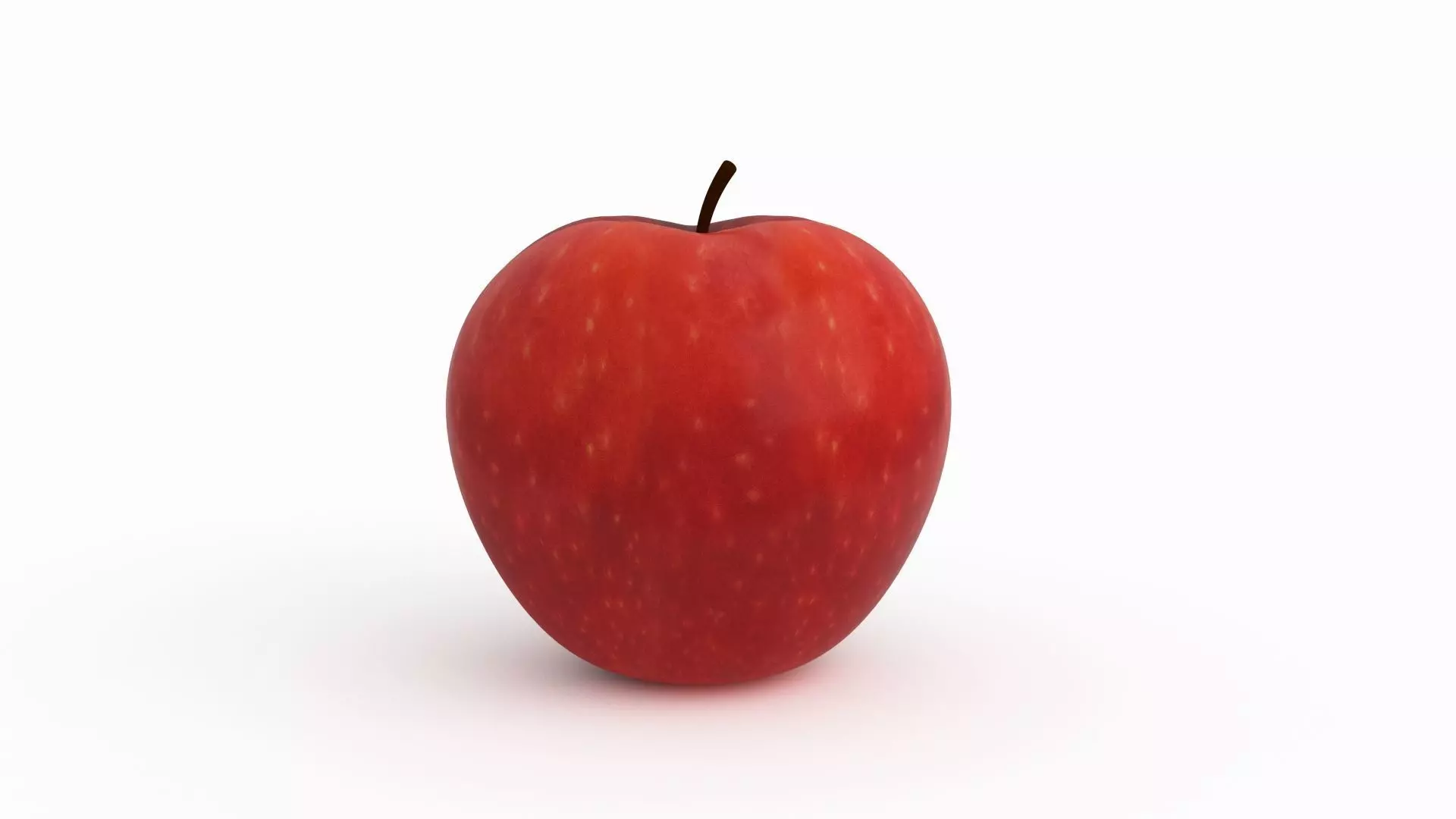 Apple Red Delicious Fruit 3D Model 3D model_0