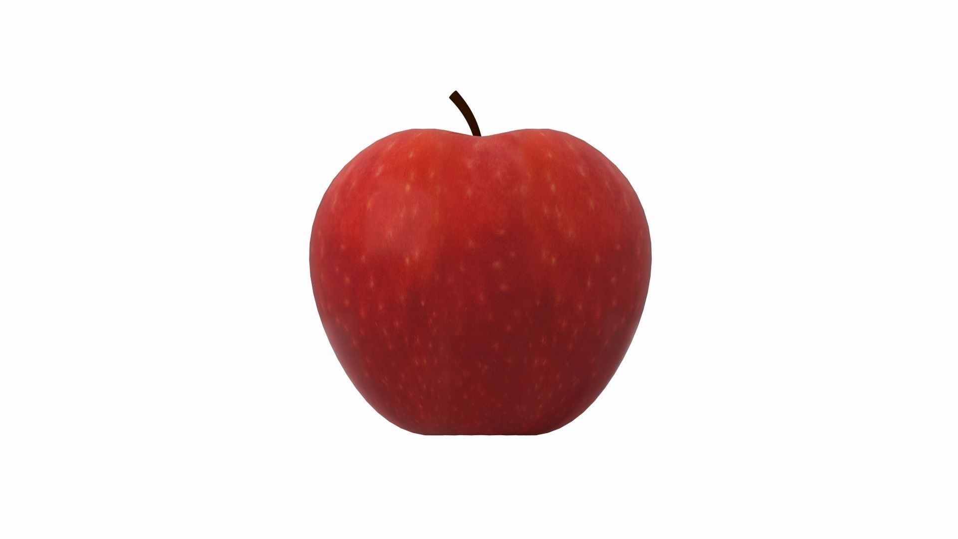 Apple Red Delicious Fruit 3D Model 3D model_1