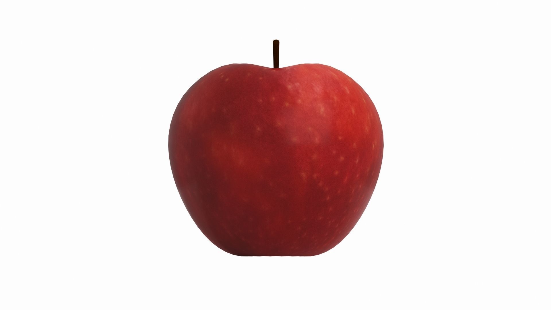 Apple Red Delicious Fruit 3D Model 3D model_4
