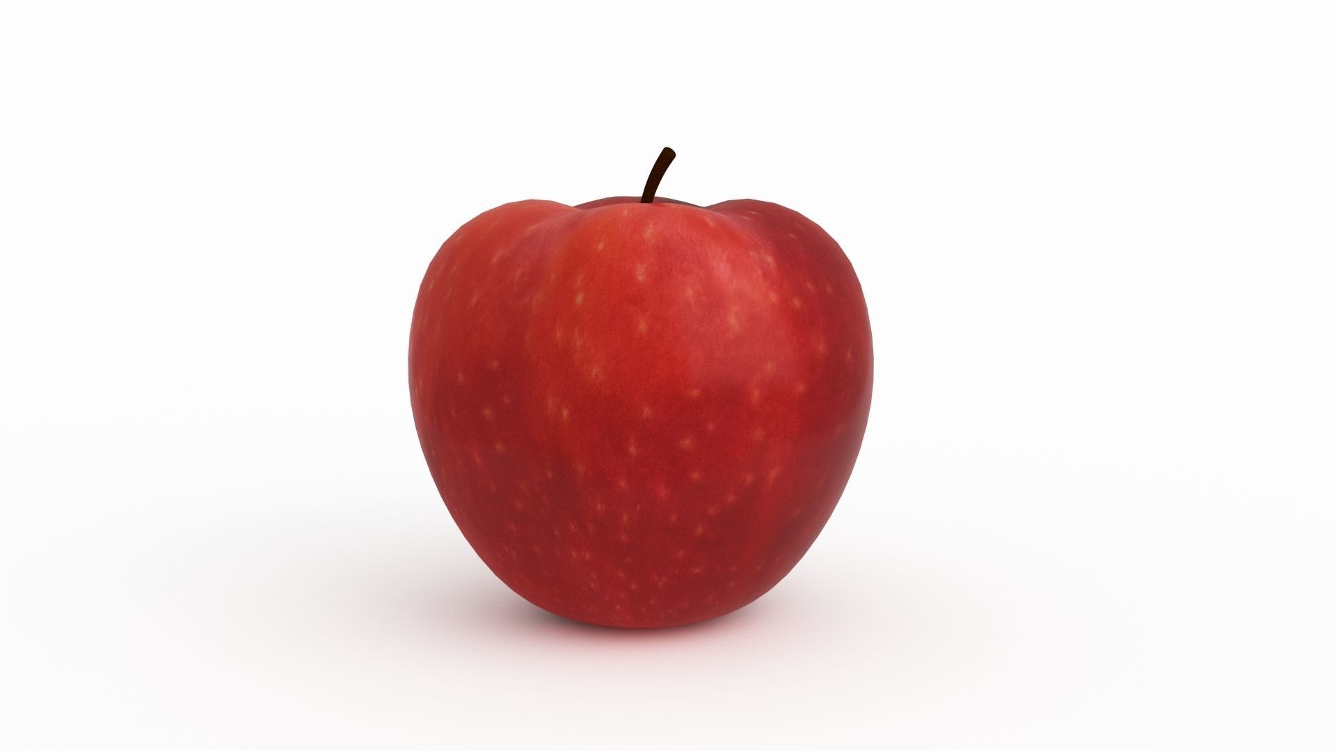 Apple Red Delicious Fruit 3D Model 3D model_3