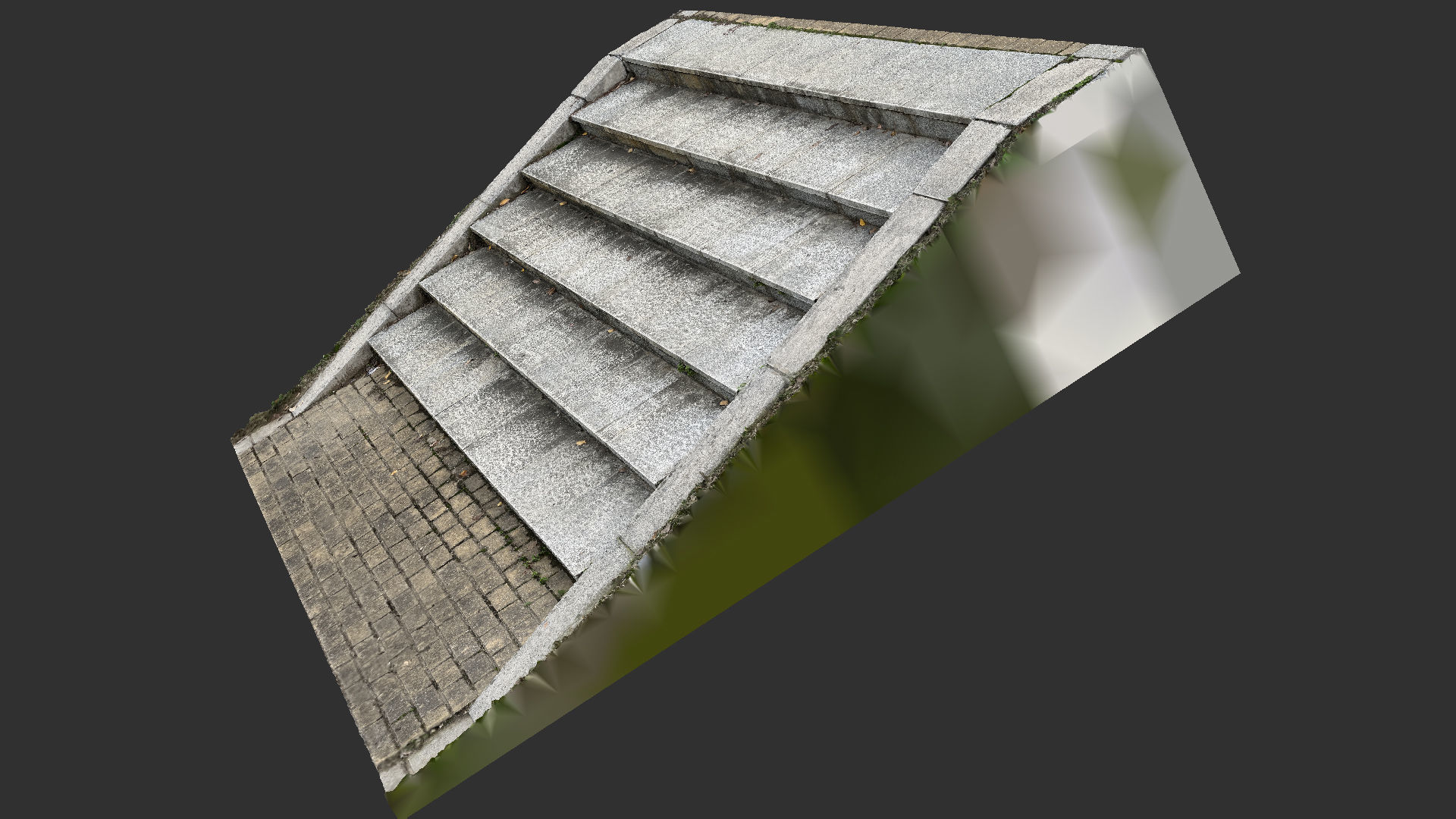 3D scan Steps in the park 3D model_10