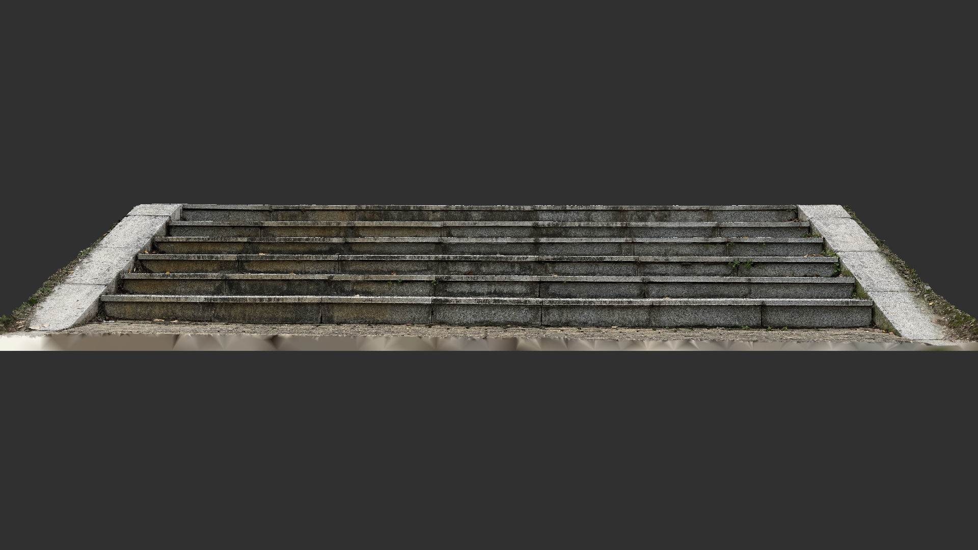 3D scan Steps in the park 3D model_11