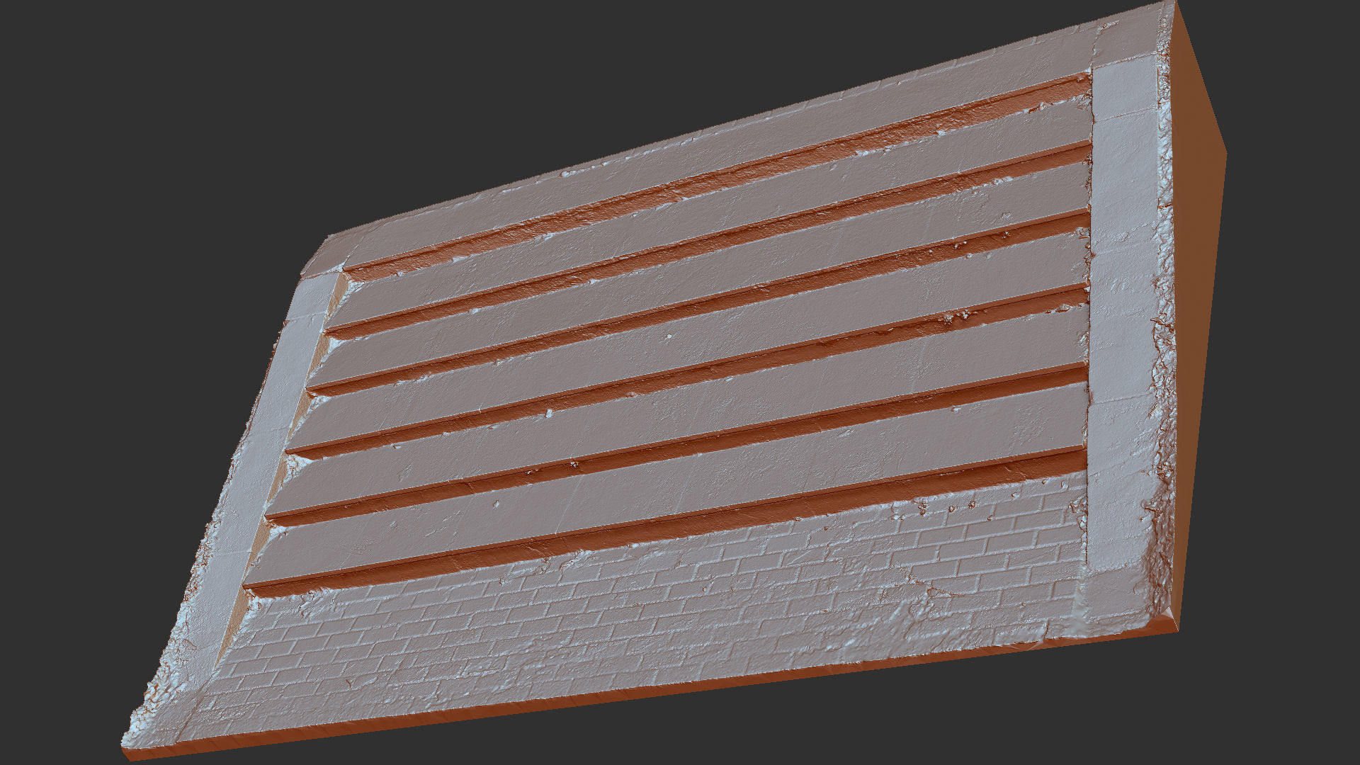 3D scan Steps in the park 3D model_18