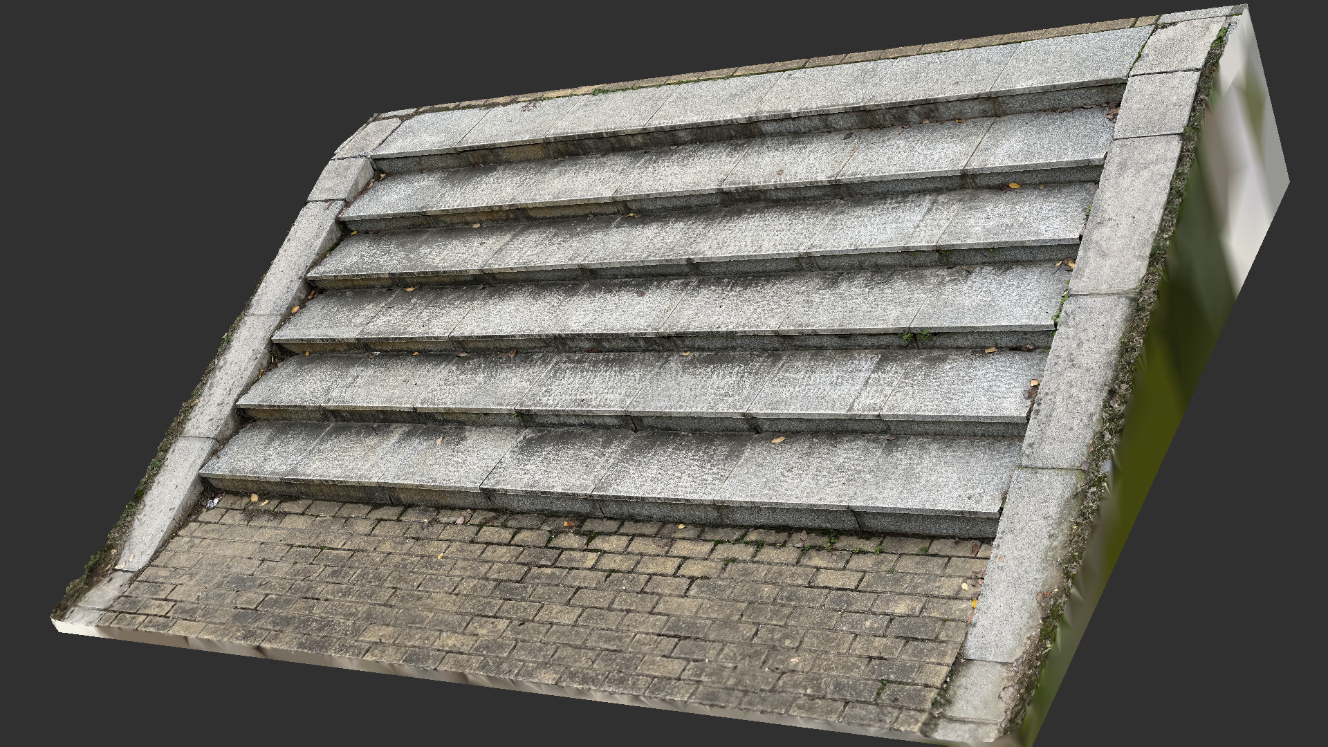 3D scan Steps in the park 3D model_1