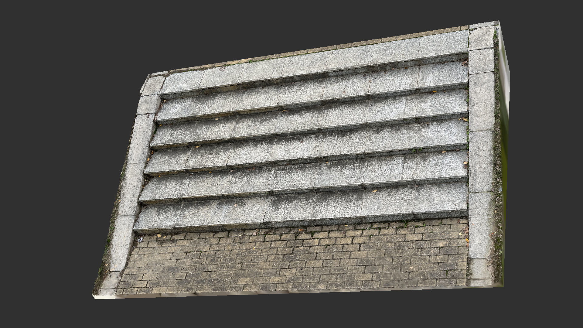 3D scan Steps in the park 3D model_15