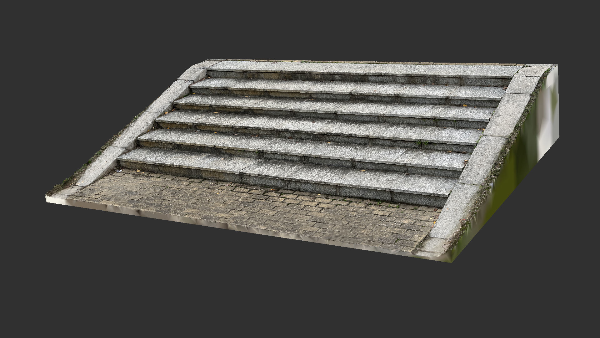 3D scan Steps in the park 3D model_13