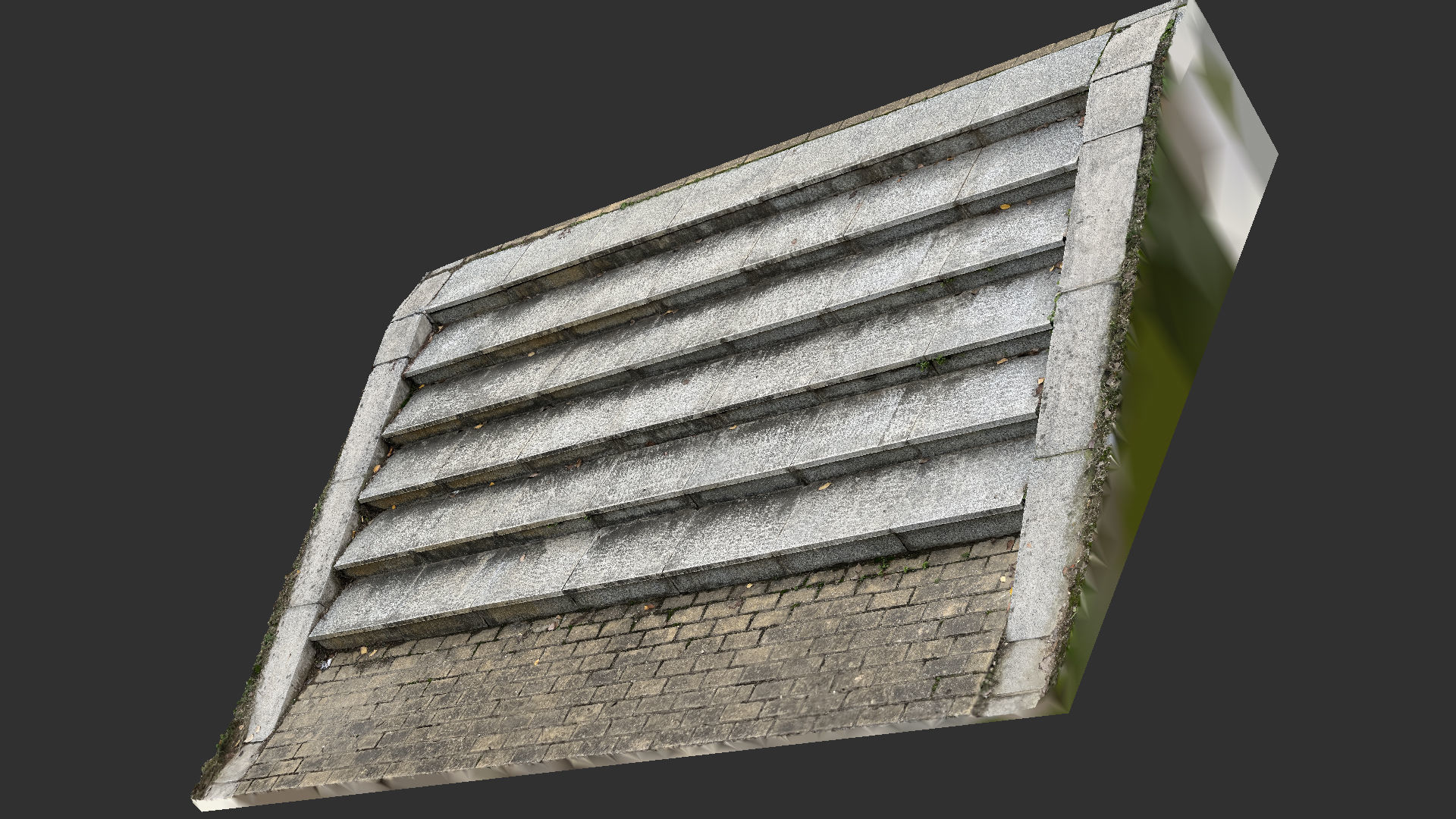 3D scan Steps in the park 3D model_6