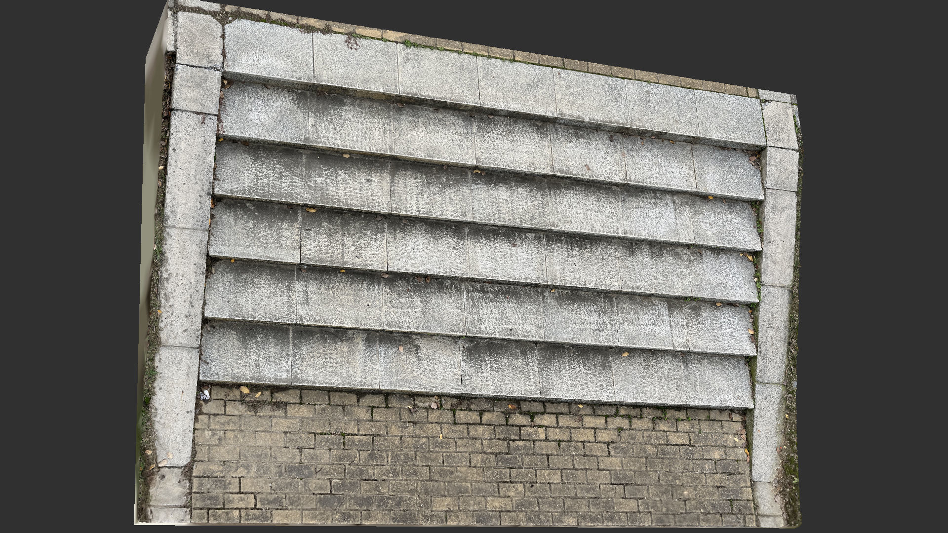 3D scan Steps in the park 3D model_4