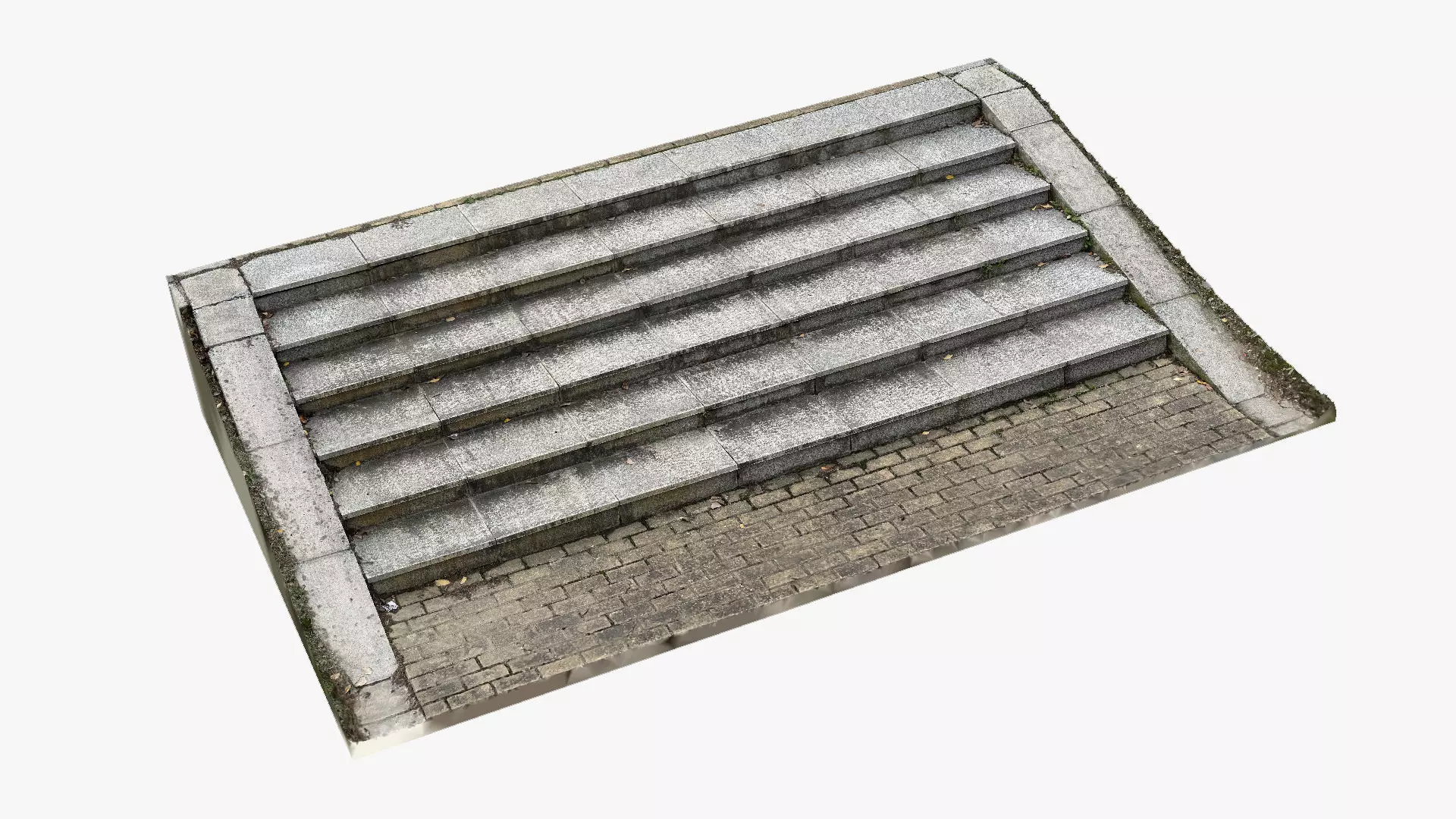 3D scan Steps in the park 3D model_0