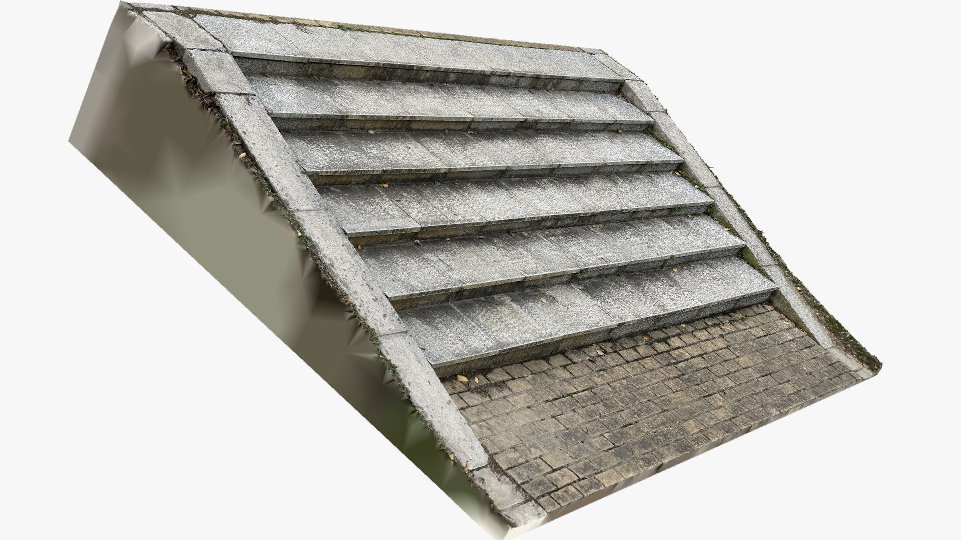 3D scan Steps in the park 3D model_2