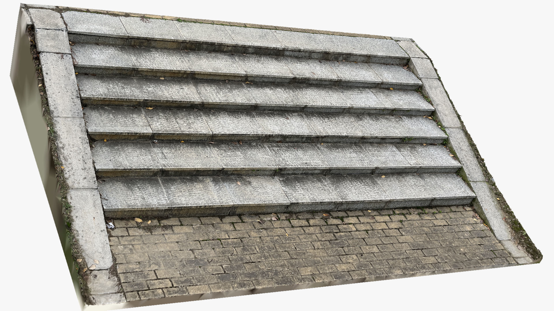 3D scan Steps in the park 3D model_3