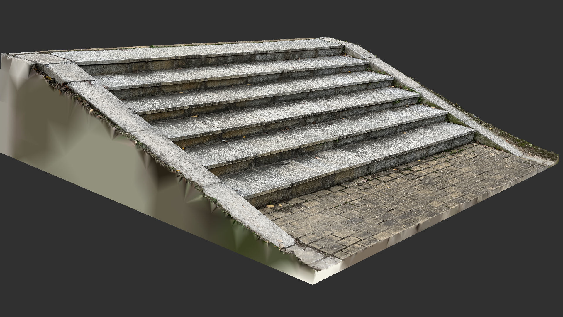 3D scan Steps in the park 3D model_12