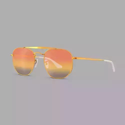 Ray-Ban Marshal - RB3648 Sunglasses Low-poly 3D model