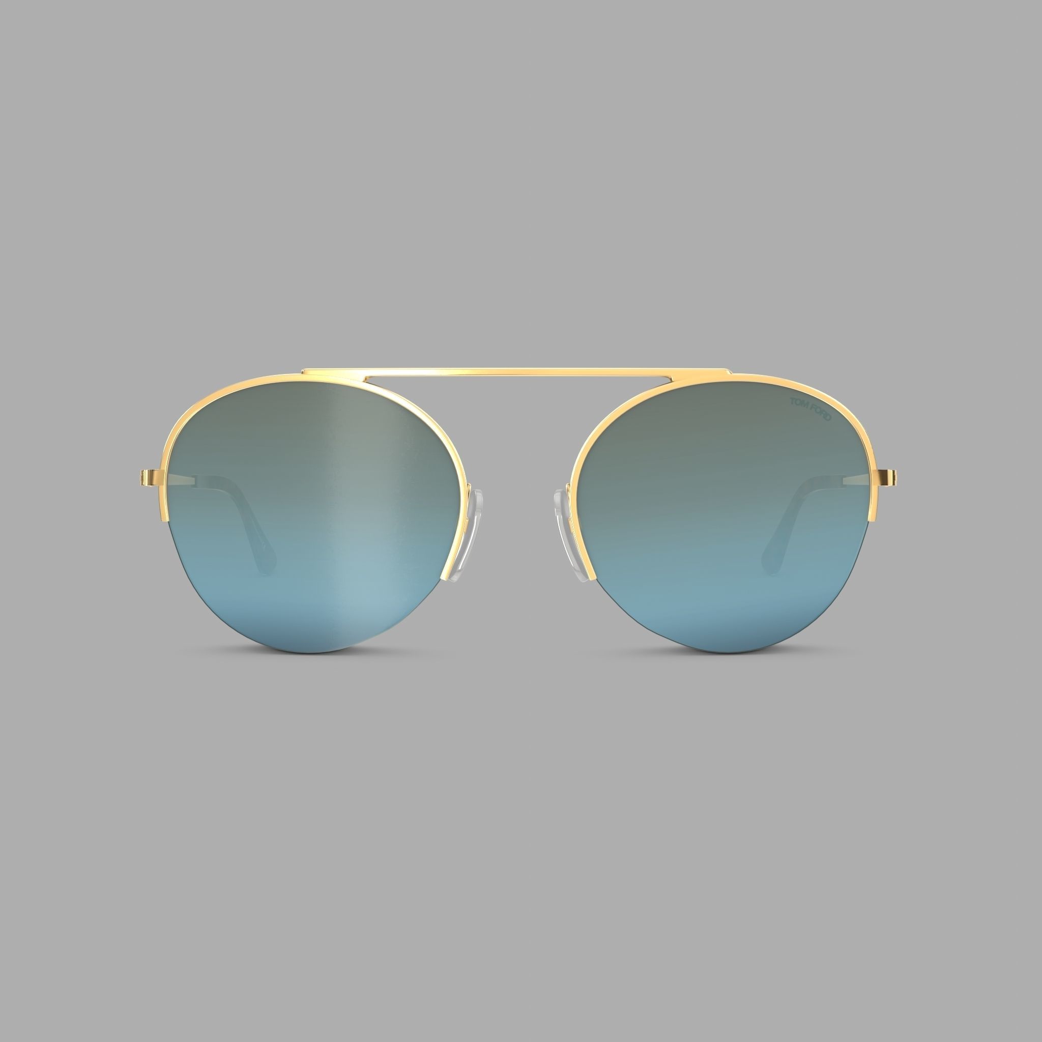 Tom Ford - FT0668 28X Sunglasses Low-poly 3D model_2