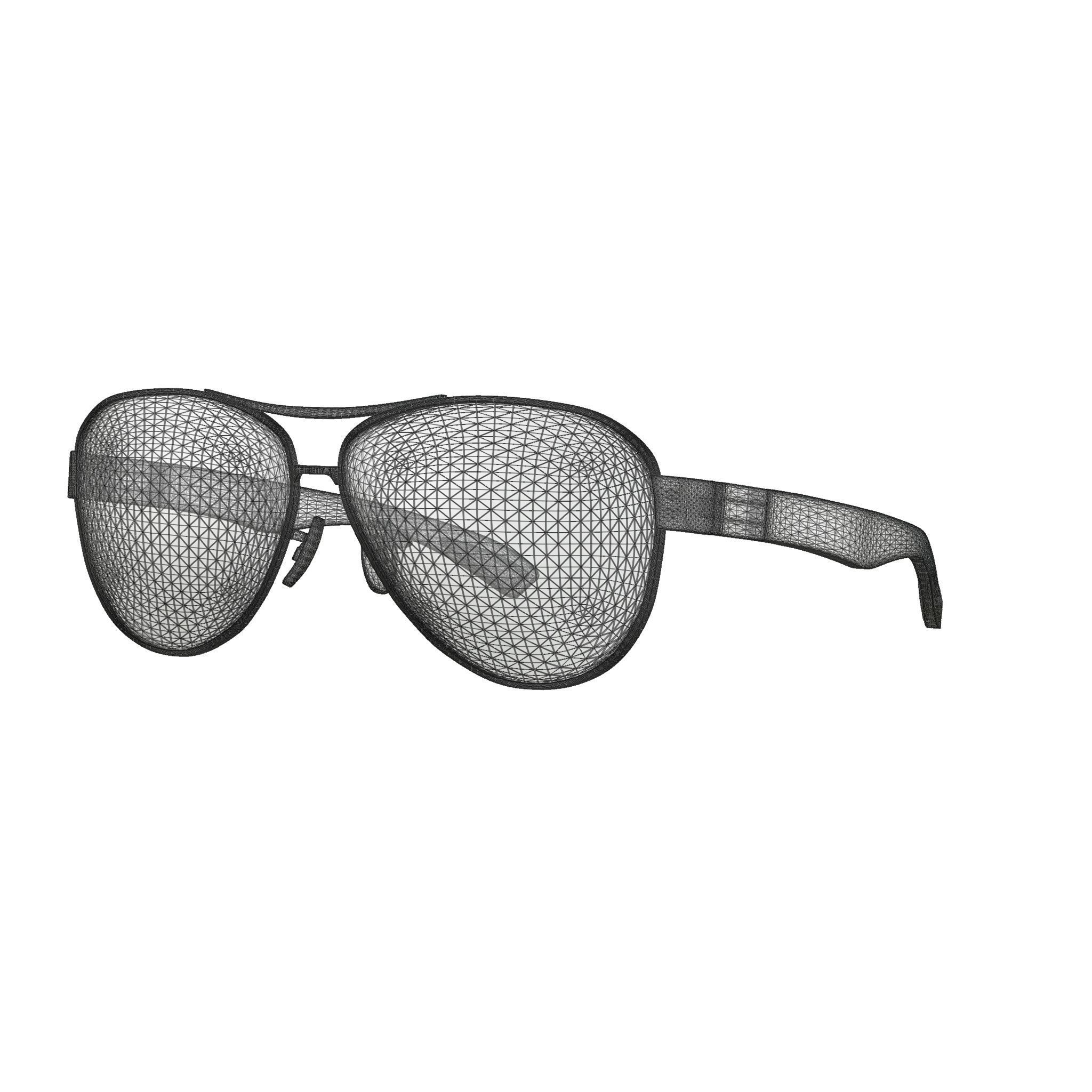 Ray-Ban - RB3509 004 Sunglasses Low-poly 3D model_4