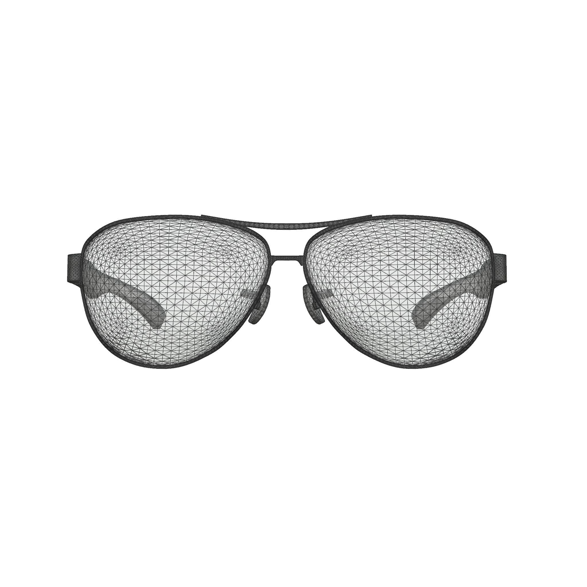 Ray-Ban - RB3509 004 Sunglasses Low-poly 3D model_6