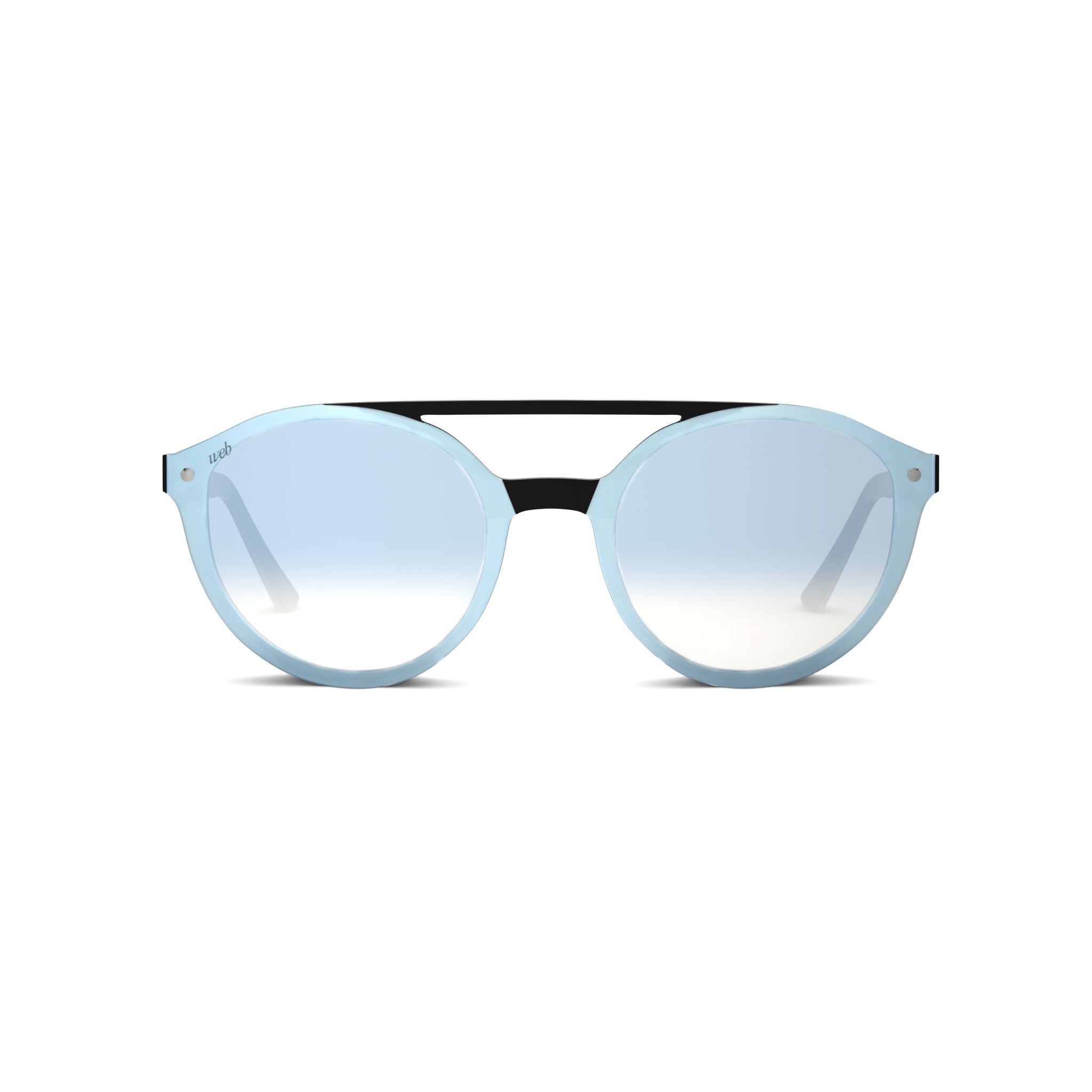 Web - WE0184 02C Sunglasses Low-poly 3D model_2