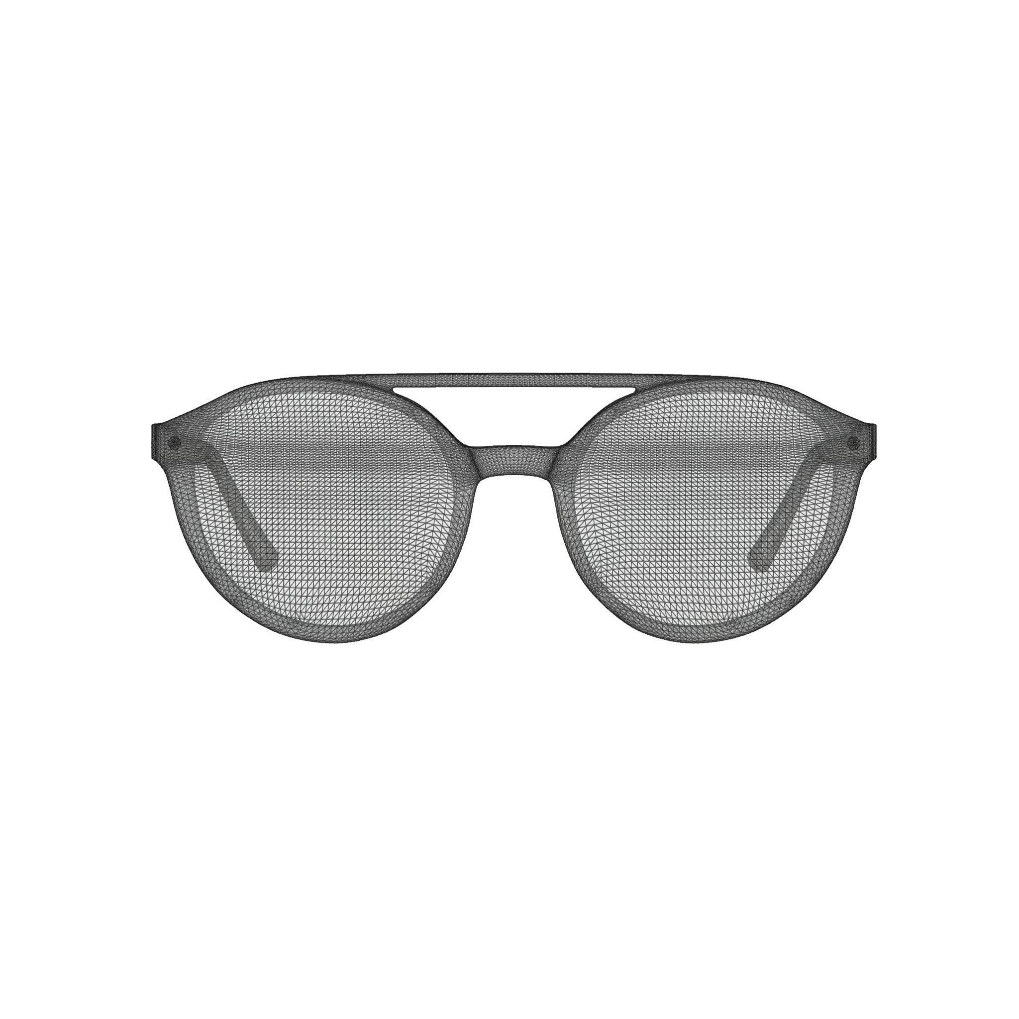 Web - WE0184 02C Sunglasses Low-poly 3D model_7