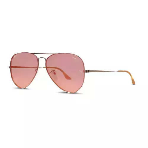 Ray-Ban Aviator Metal II  RB3689 Washed Evolve Sunglasses Low-poly 3D model