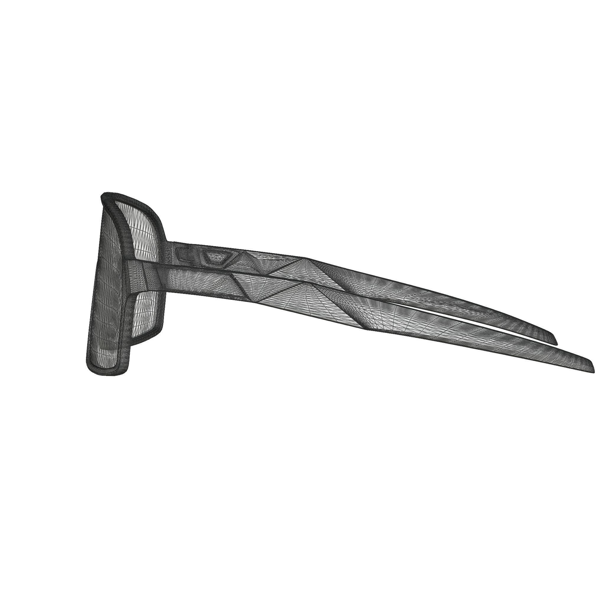 Oakley Sutro - Prizm Ruby OO9406 Sport glasses  Low-poly 3D model_8