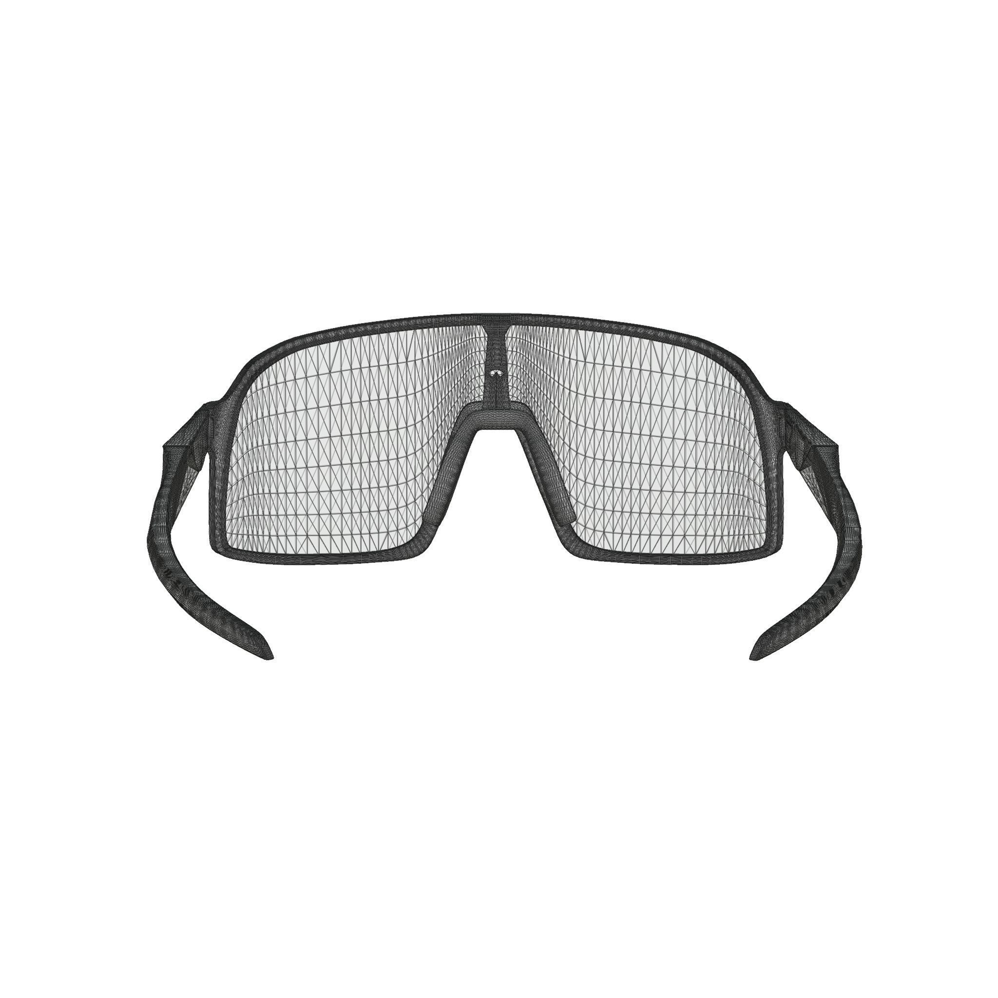 Oakley Sutro - Prizm Ruby OO9406 Sport glasses  Low-poly 3D model_6