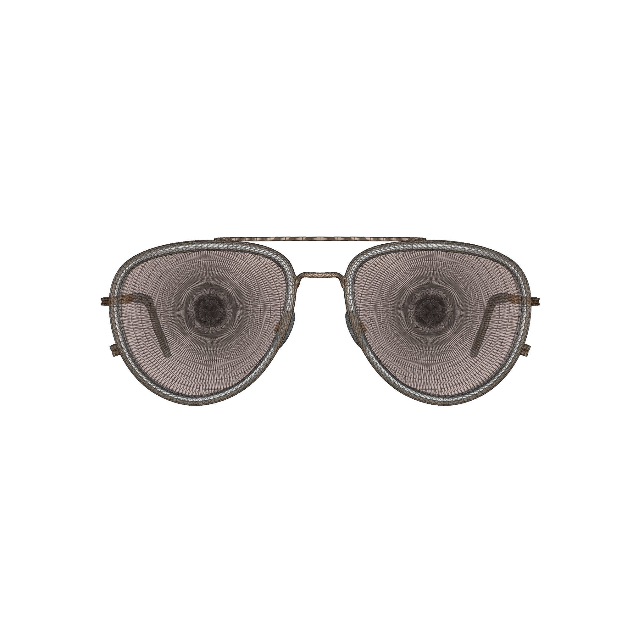 Tomas Maier - TM0009S 002 Sunglasses Low-poly 3D model_6