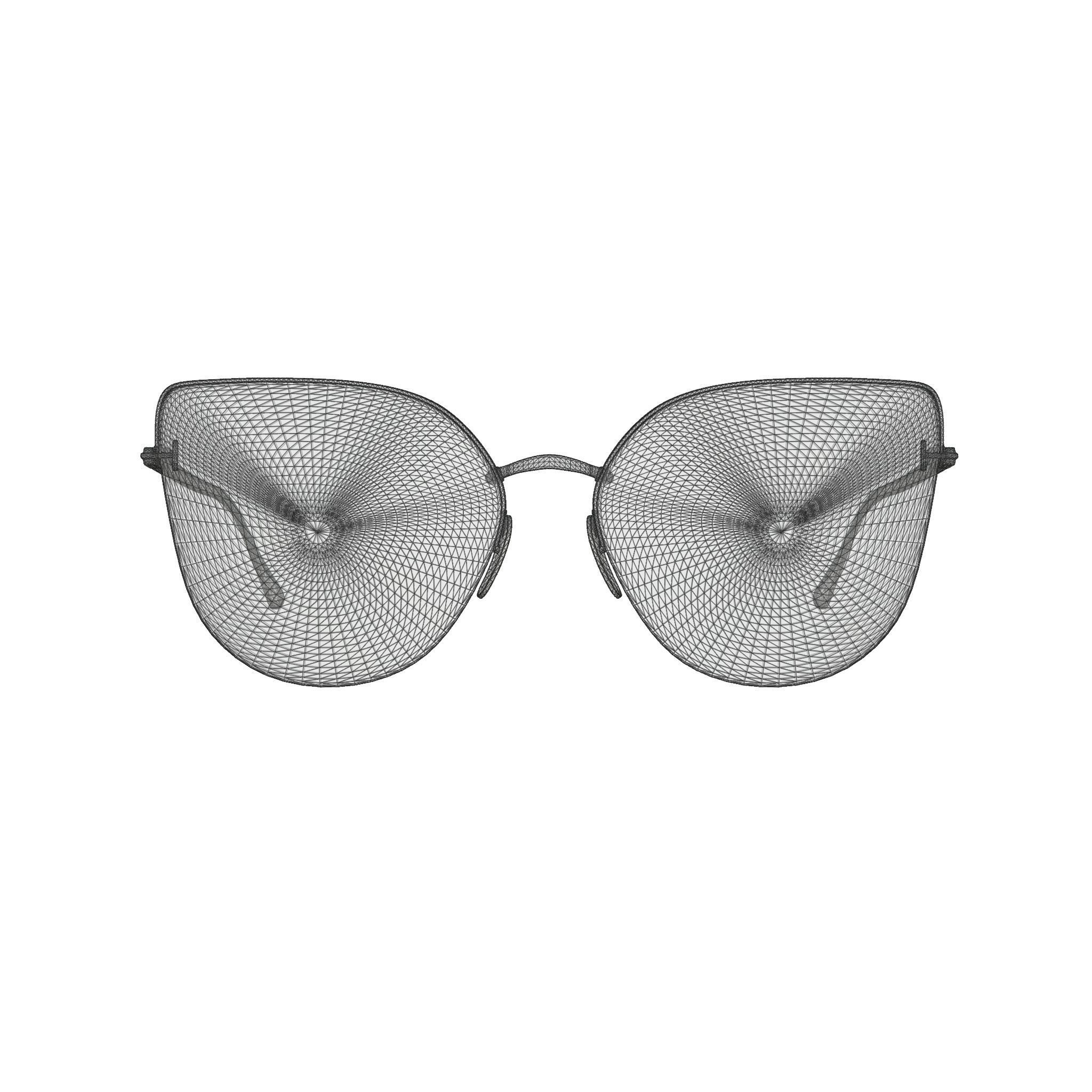 Tom Ford - FT0652 16Z 6017 Sunglasses Low-poly 3D model_6