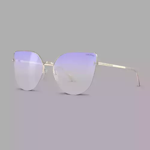 Tom Ford - FT0652 16Z 6017 Sunglasses Low-poly 3D model