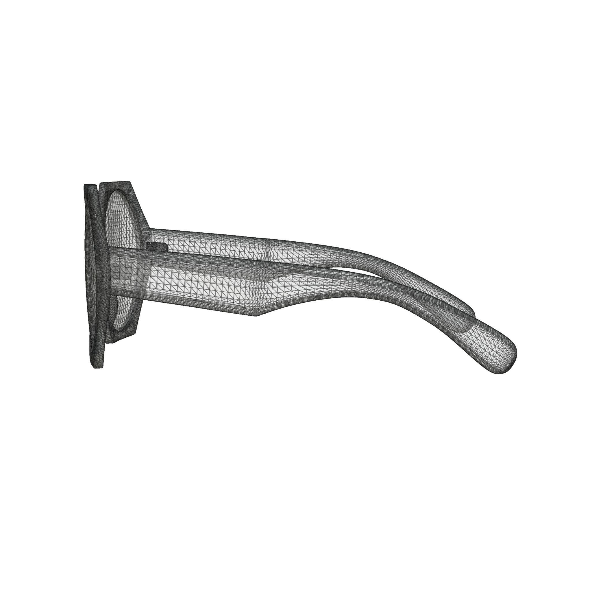 Vasuma  - GOLDEN G410 Sunglasses Low-poly 3D model_8