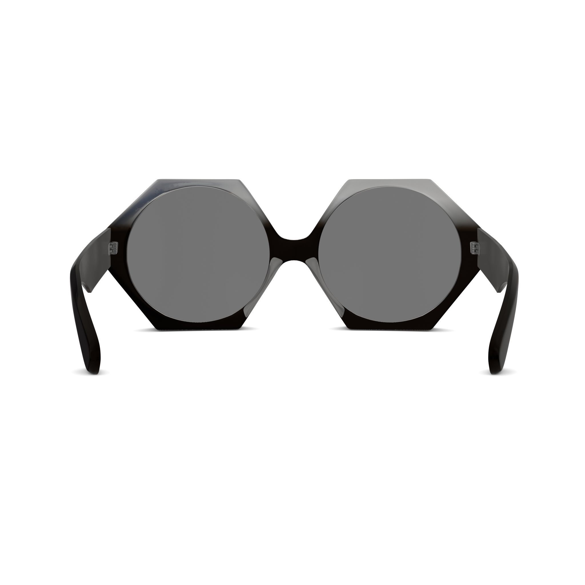 Vasuma  - GOLDEN G410 Sunglasses Low-poly 3D model_1