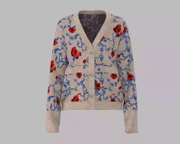 Cardigan With Pocket Details