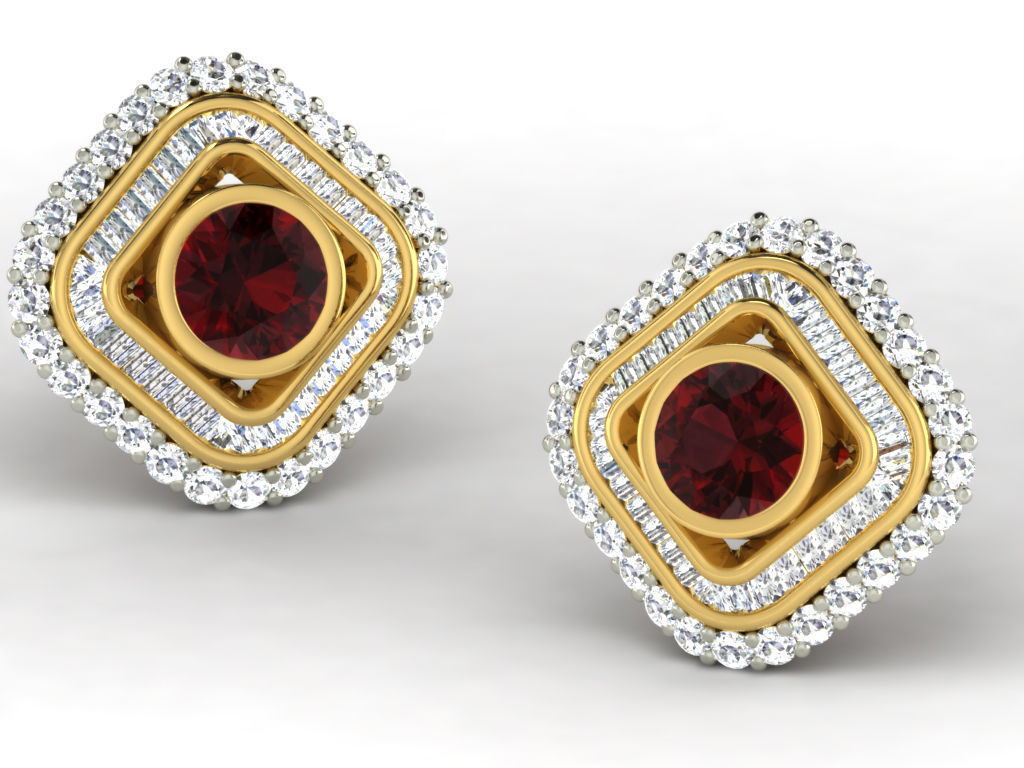 earring bulk  50  3dm files ready to print part 03 3D print model_9