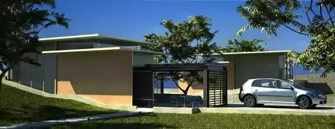 Modern House With Garage