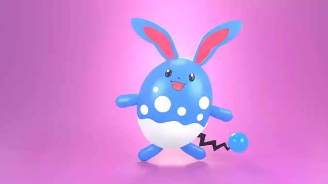 pokemon Azumarill 3D model