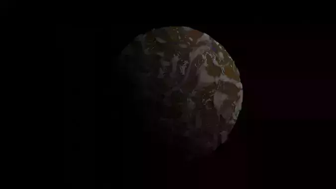 Realistic Custom Alien Planet - 3D Model 3D model