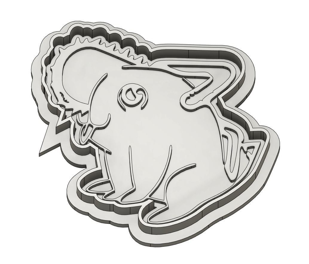 Pochita - Chainsaw man - Cookie Cutter 3D print model_1