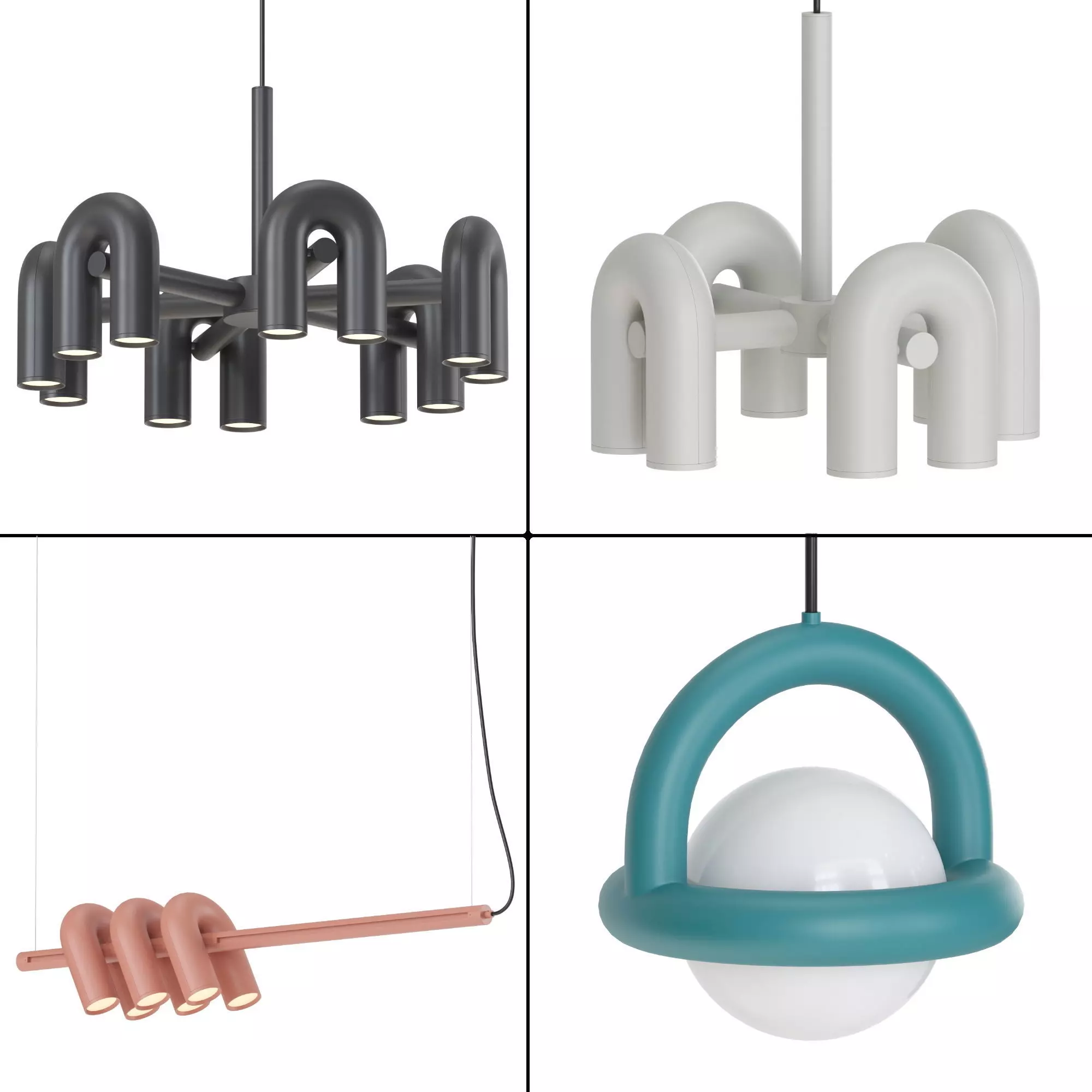 Pendant Ago collection 3D model
