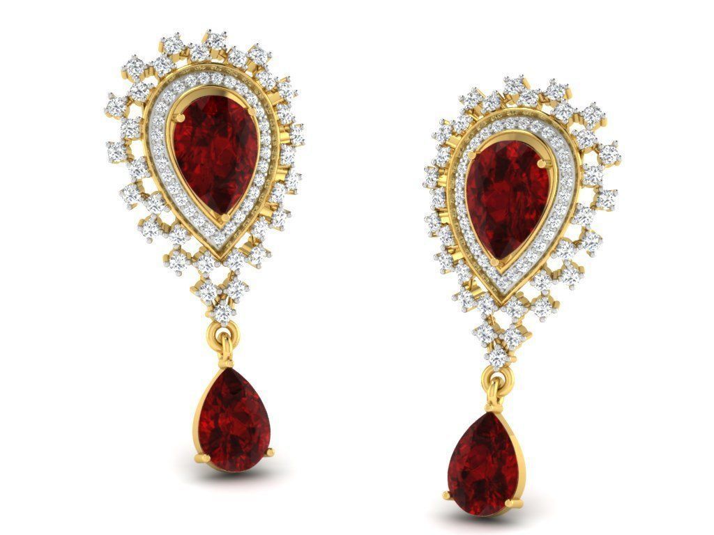 earrings  bulk 53  3dm files ready to print part 04 3D print model_6