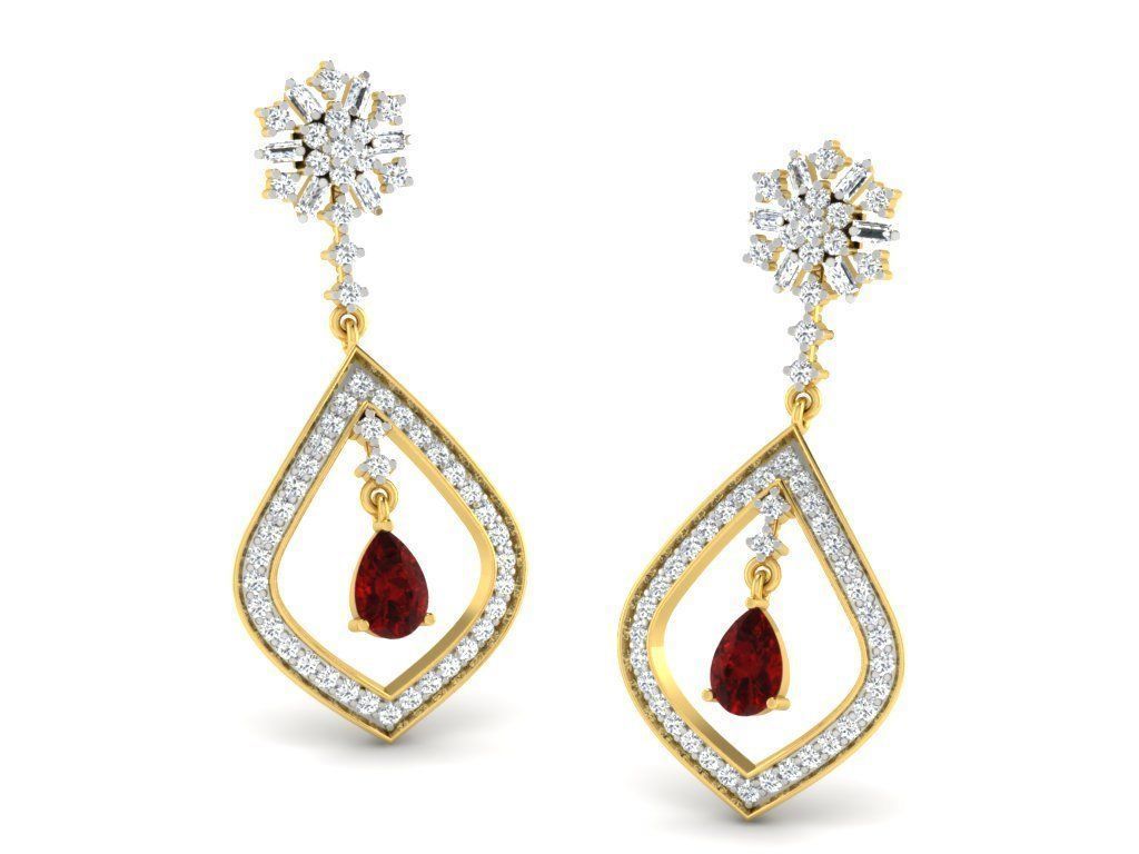 earrings  bulk 53  3dm files ready to print part 04 3D print model_46