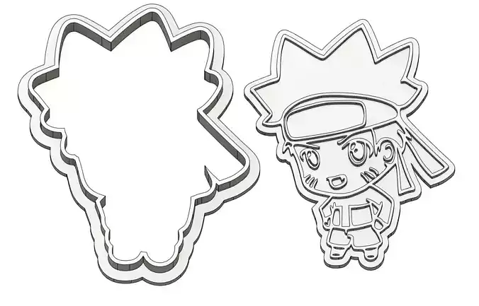 Naruto - Cookie Cutter 3D print model