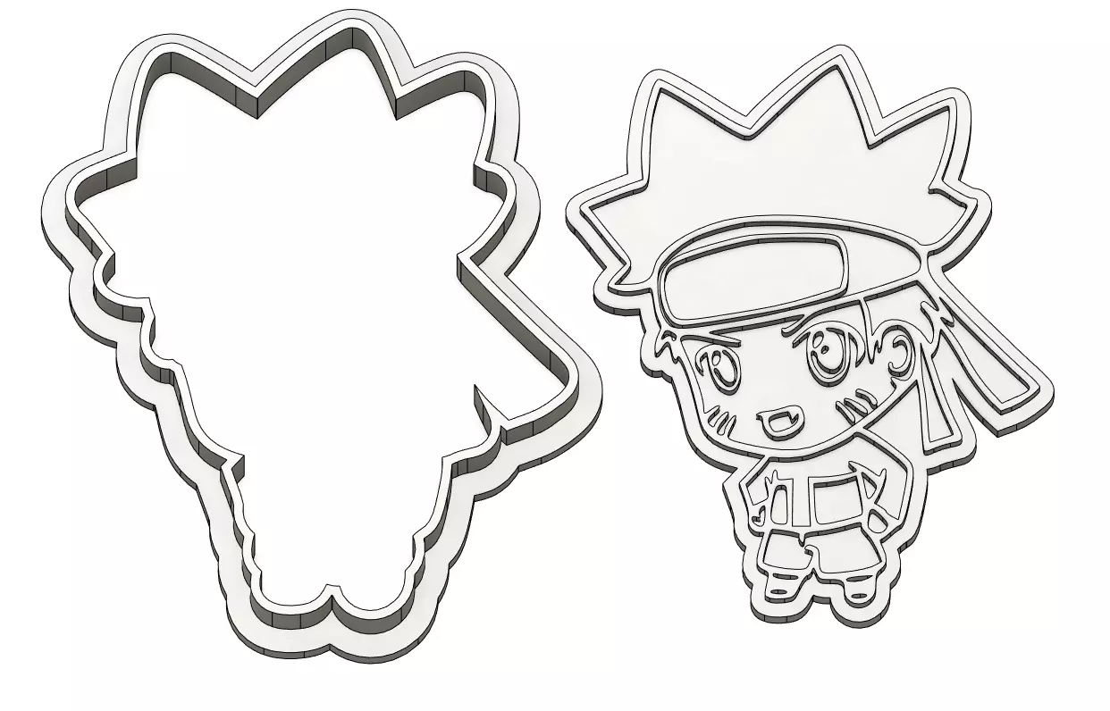Naruto - Cookie Cutter 3D print model_0