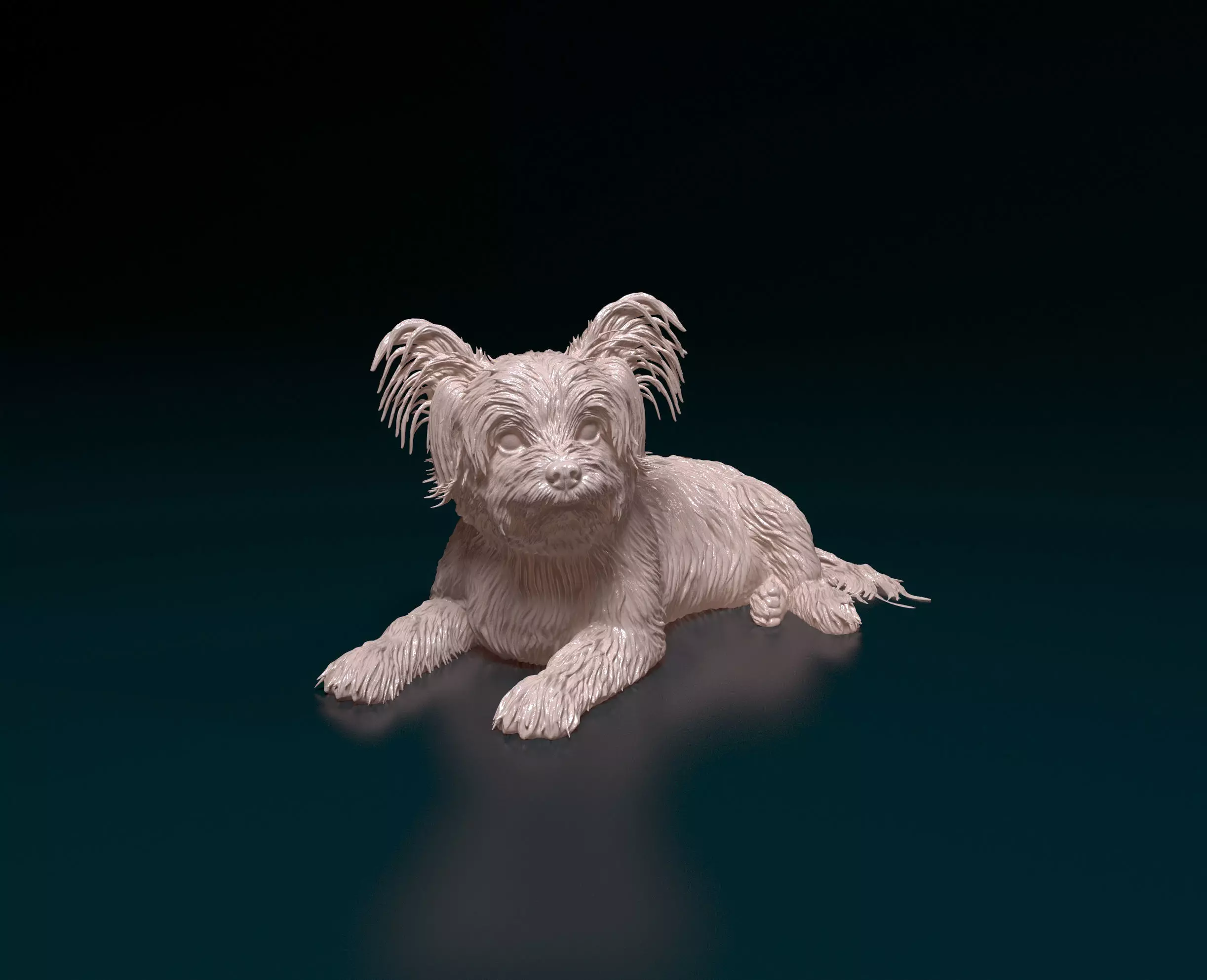Yorkshire terrier 3D print model_0