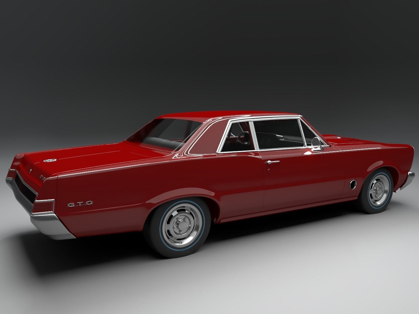 pontiac gto 1965 3D model_10