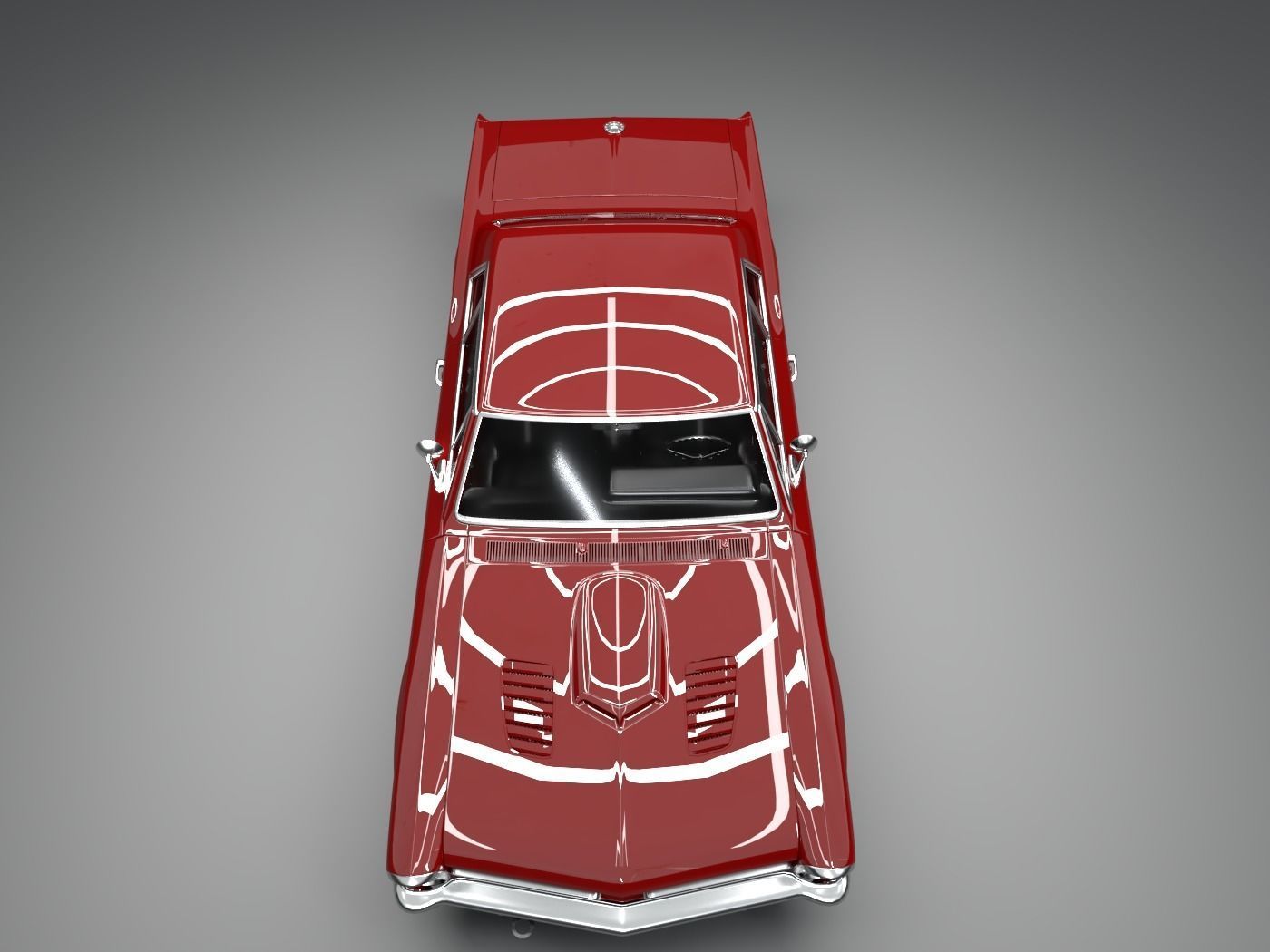 pontiac gto 1965 3D model_9