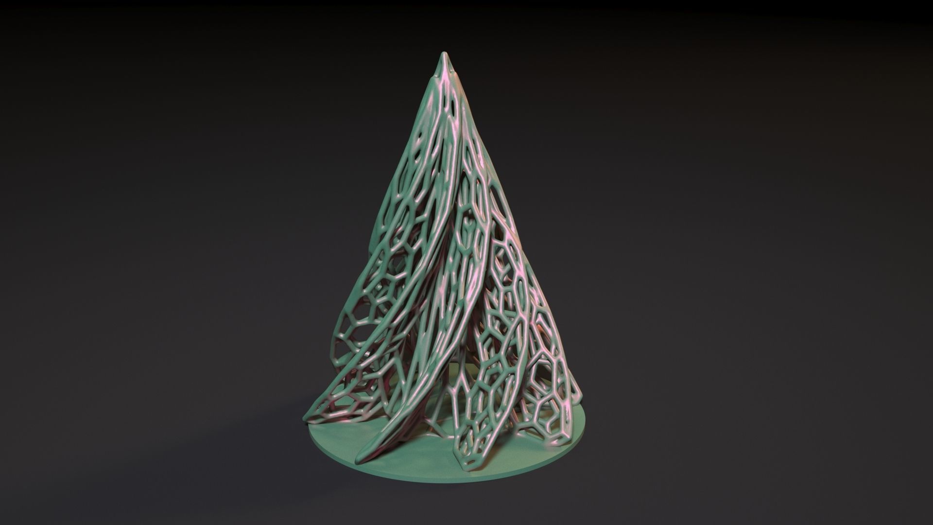 Christmas tree pass set 6 pieces 3D print model_14