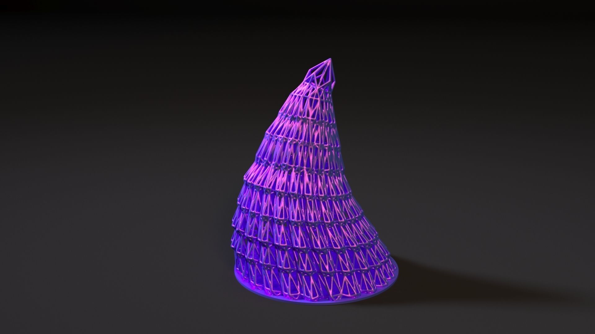 Christmas tree pass set 6 pieces 3D print model_15