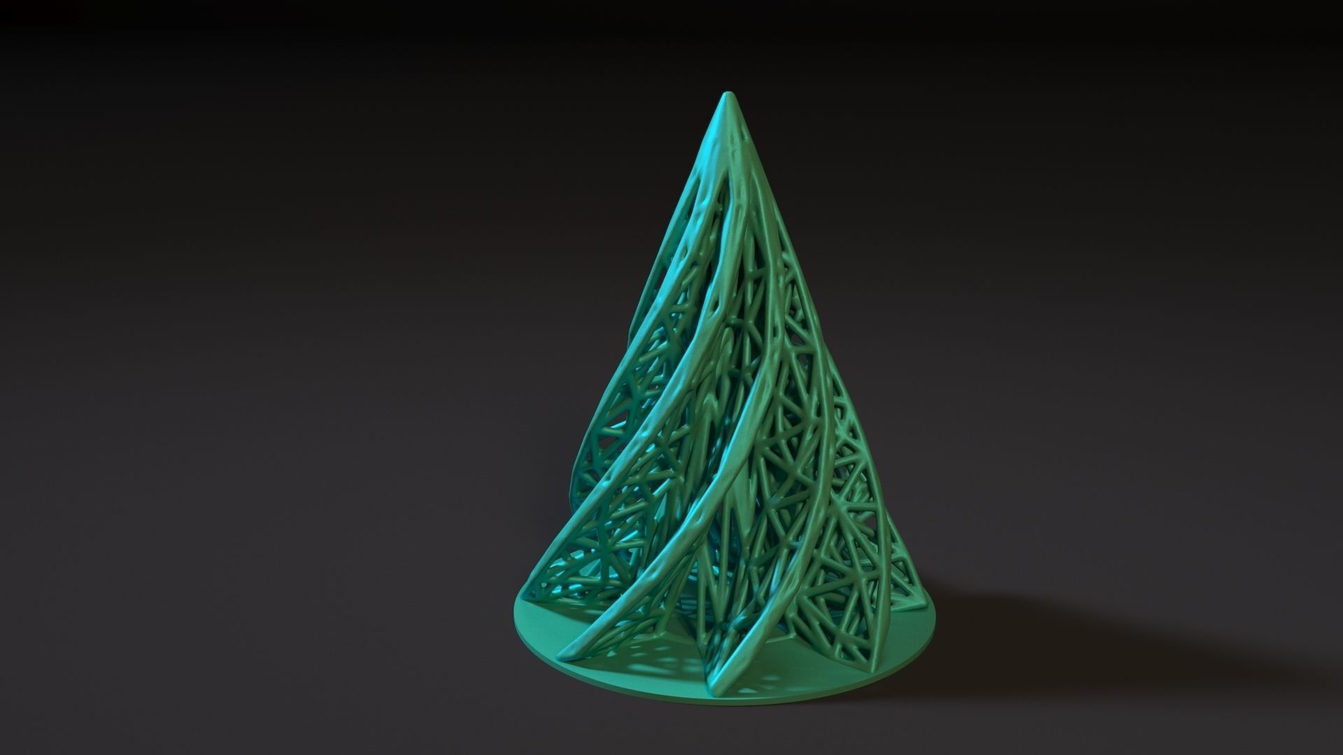 Christmas tree pass set 6 pieces 3D print model_10