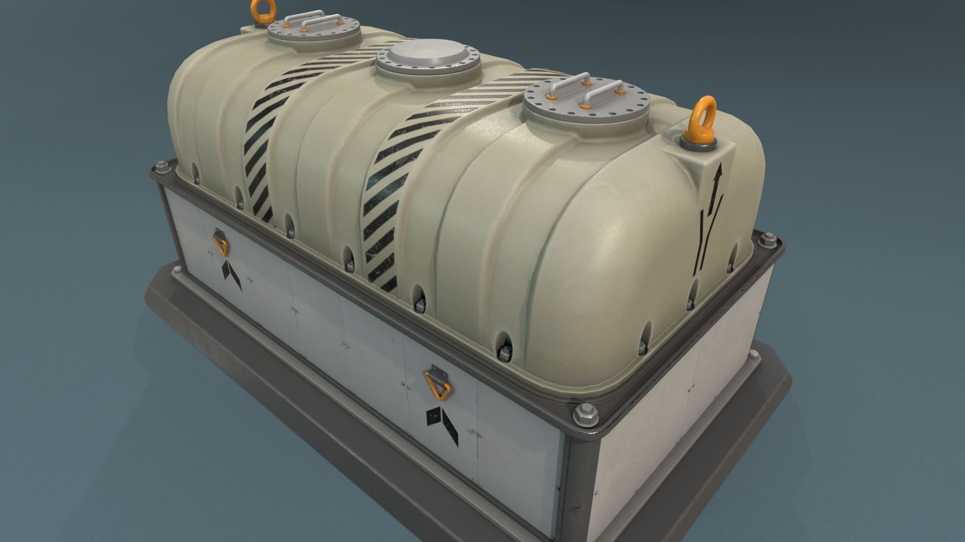 Industrial Units - 20 pieces Low-poly 3D model_15